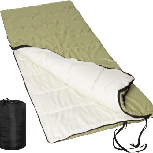 Sleeping Bag for Adults – 4 Season Camping Sleeping Bag Lightweight for Backpacking & Hiking, Waterproof Shell, Warm & Roomy, Machine Washable,Backpacking Camping Sleeping