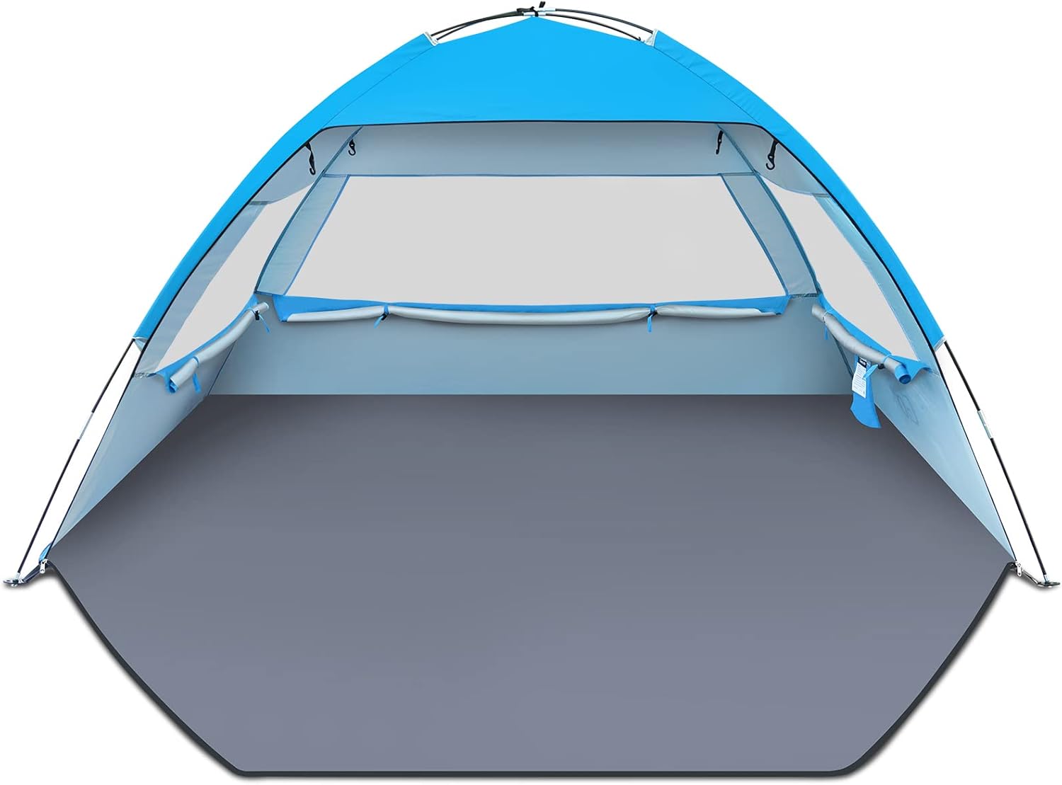 61QU-IJbToL._AC_SL1500_.jpg Beach Tent Sun Shelter for 3/4/6/8/10 Person with UPF 50+ UV Protection, Lightweight & Easy Setup Beach Shade Canopy, Portable Beach Shade Tent Beach Cabana - Image 1