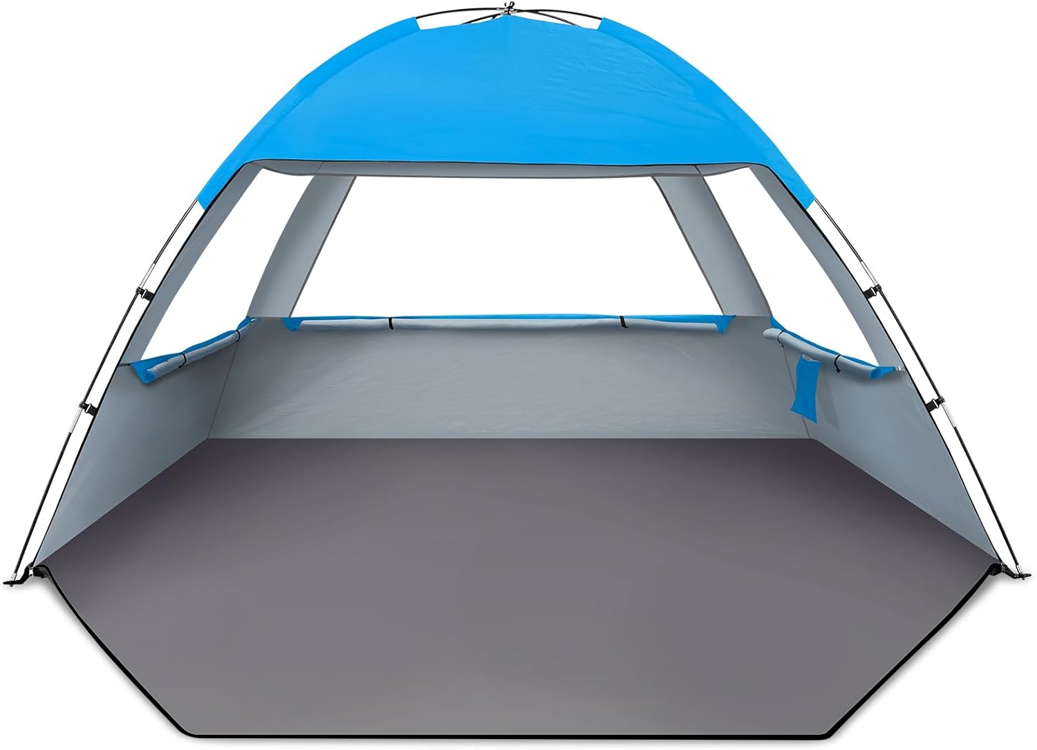 61mYzn8VeEL._AC_SL1500_.jpg Beach Tent Sun Shelter for 3/4/6/8 Person, UPF 50+ UV Protection Beach Canopy, Lightweight and Easy Setup Cabana, Portable Shade Tent - Image 1